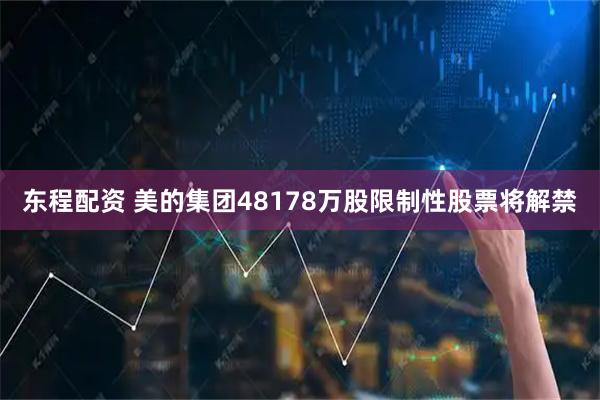 东程配资 美的集团48178万股限制性股票将解禁